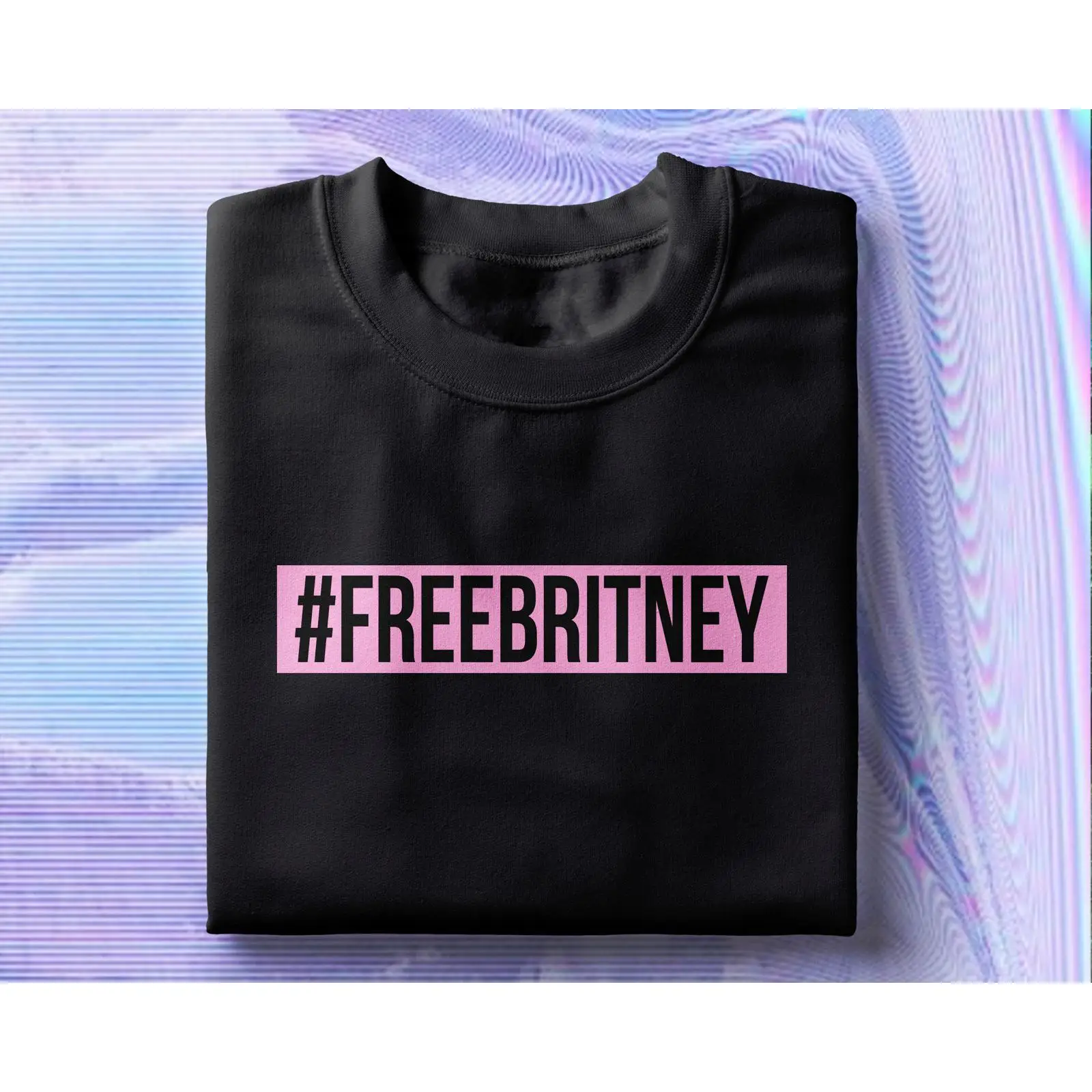 Mens Fashion Hashtags - ハッシュタグ FreeBritney Tシャツ ソフトラインスパンコットン ヴィンテージウォッシュ カジュアルトップス