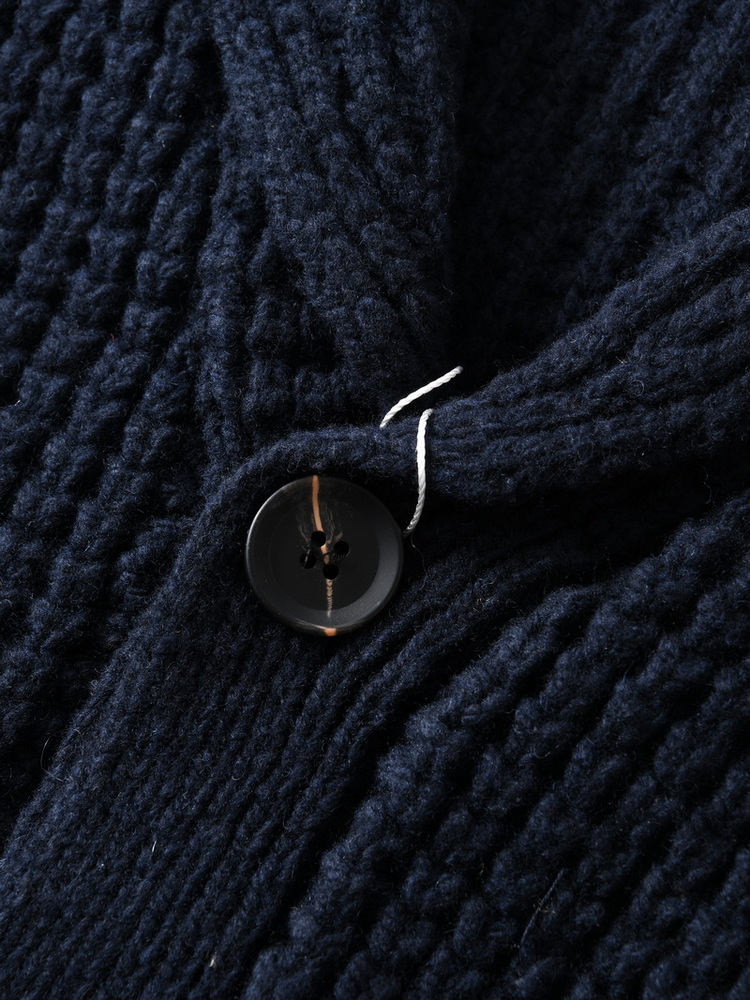 メンズ用EUヴィンテージ100%ウールチャンキーニットセータ - Men'S Fashion Zip Sweater のレビューと価格