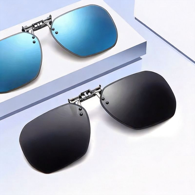 KLASSNUM スクエアクリップオンサングラス男性女性リム - Mens Fashion Discord のレビューと価格