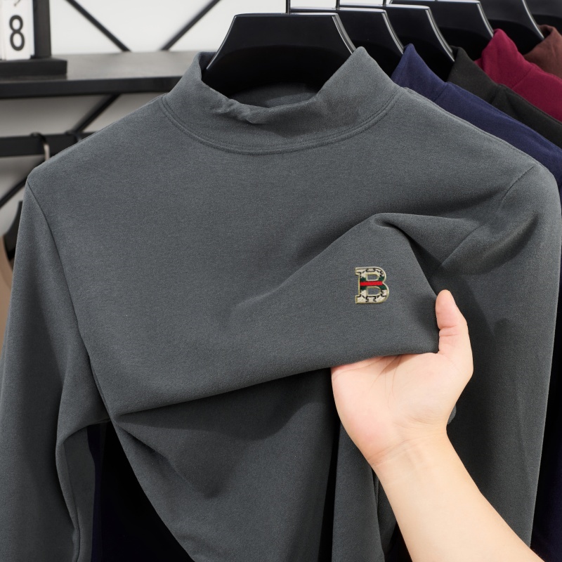 メンズ新作ファッショナブルなレタープリント入り春秋用ハーフハ - Mens Fashion Trend のレビューと価格