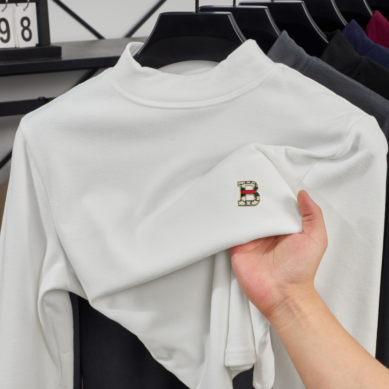 メンズ新作ファッショナブルなレタープリント入り春秋用ハーフハ - Mens Fashion Trend のレビューと価格