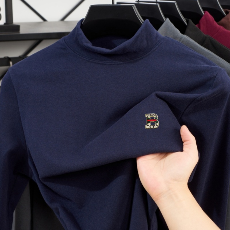 メンズ新作ファッショナブルなレタープリント入り春秋用ハーフハ - Mens Fashion Trend のレビューと価格