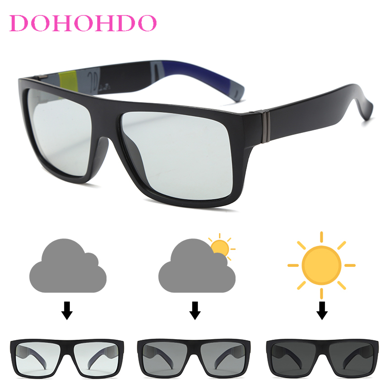 男性と女性のためのフォトクロミックサングラス,正方形,運転, - Mens Fashion Discord のレビューと価格