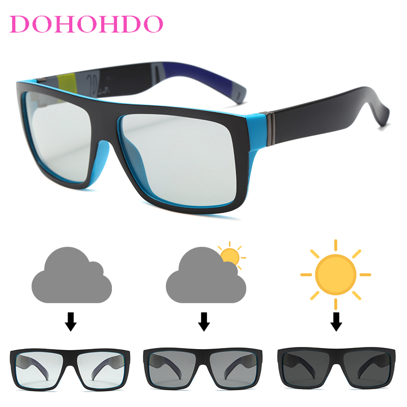 男性と女性のためのフォトクロミックサングラス,正方形,運転, - Mens Fashion Discord のレビューと価格