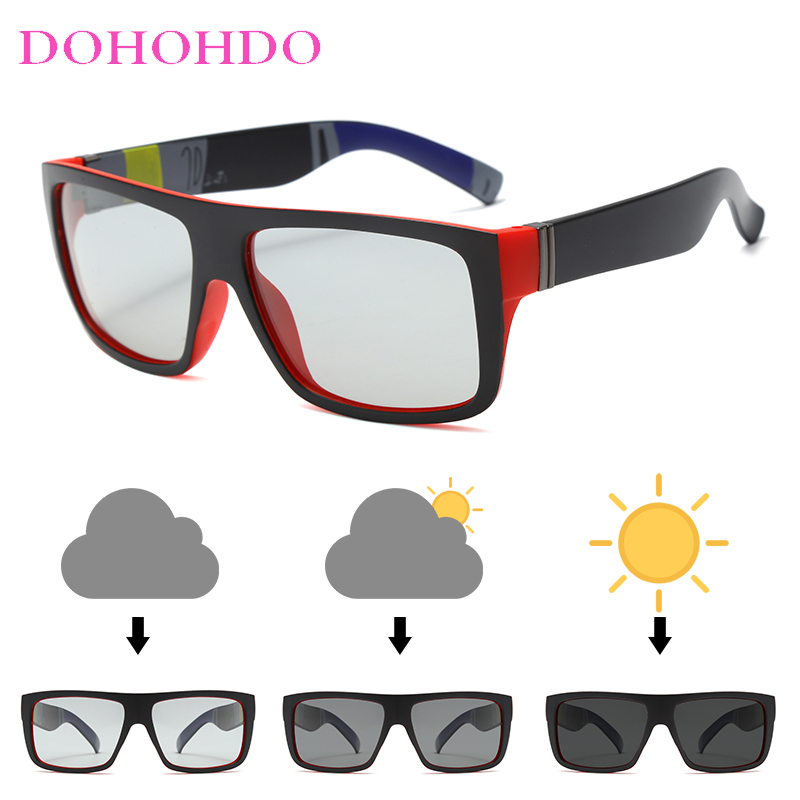 男性と女性のためのフォトクロミックサングラス,正方形,運転, - Mens Fashion Discord のレビューと価格