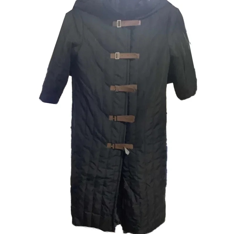 中世の戦士騎士 Larp 衣装ガンベソン ダブルット メンズ - Trench Coat Men のレビューと価格