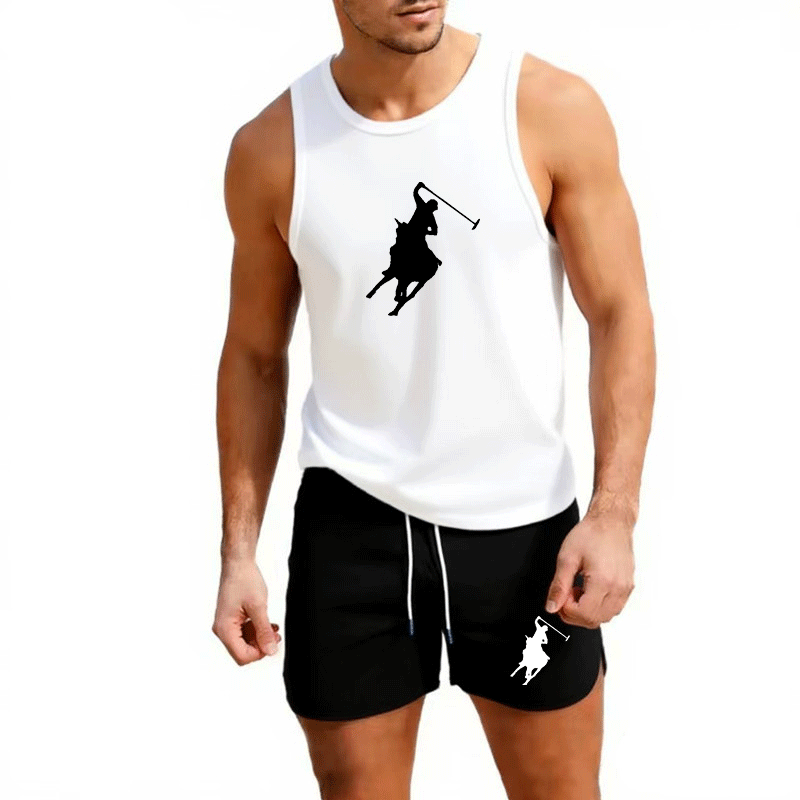 ヨーロッパメンズサマーベスト＆ショーツセット 2ピース アウ - Mens Fashion Trend のレビューと価格