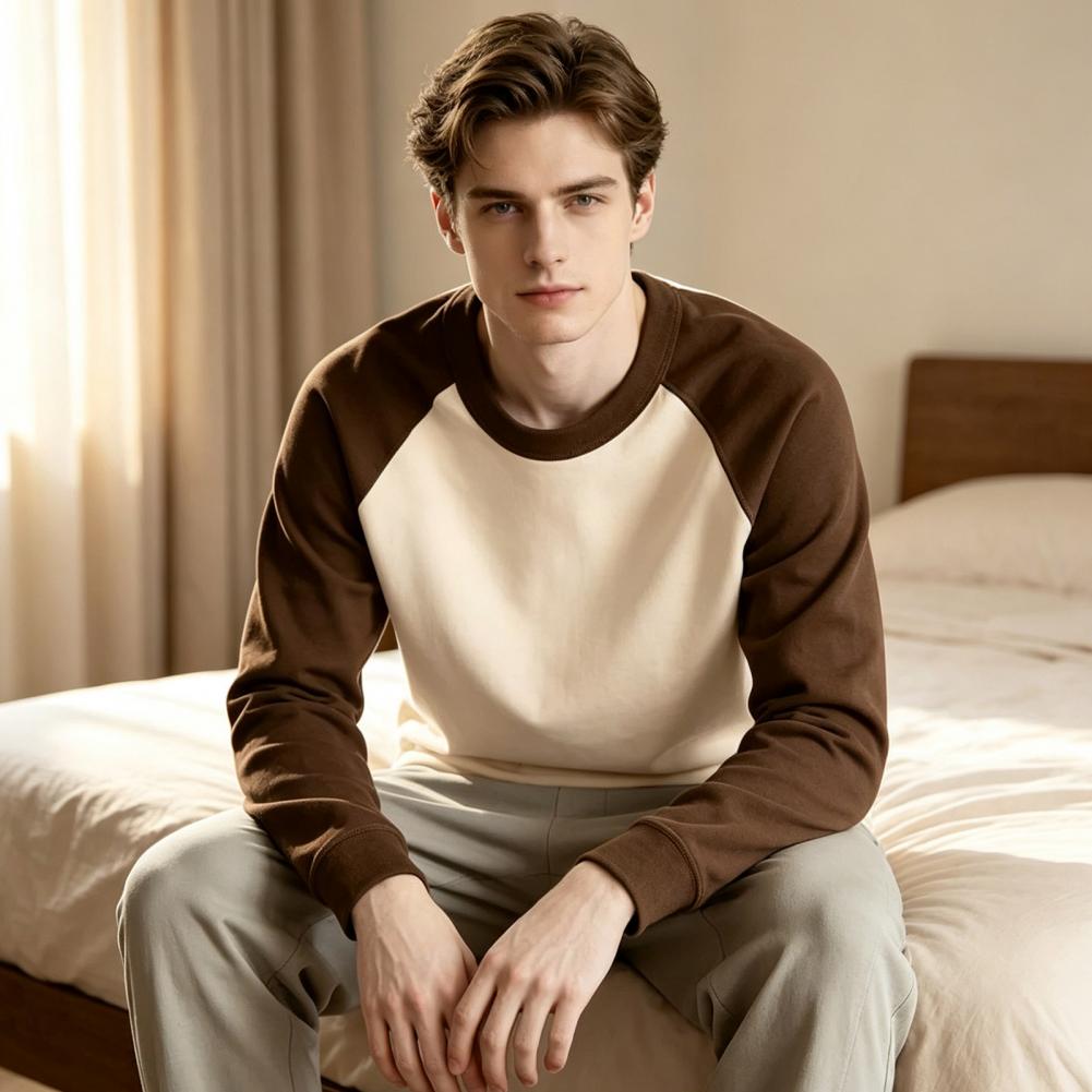 快適な肌触りのメンズ・クルーネックTシャツ。カジュアルなプル - Mens Fashion Wear のレビューと価格