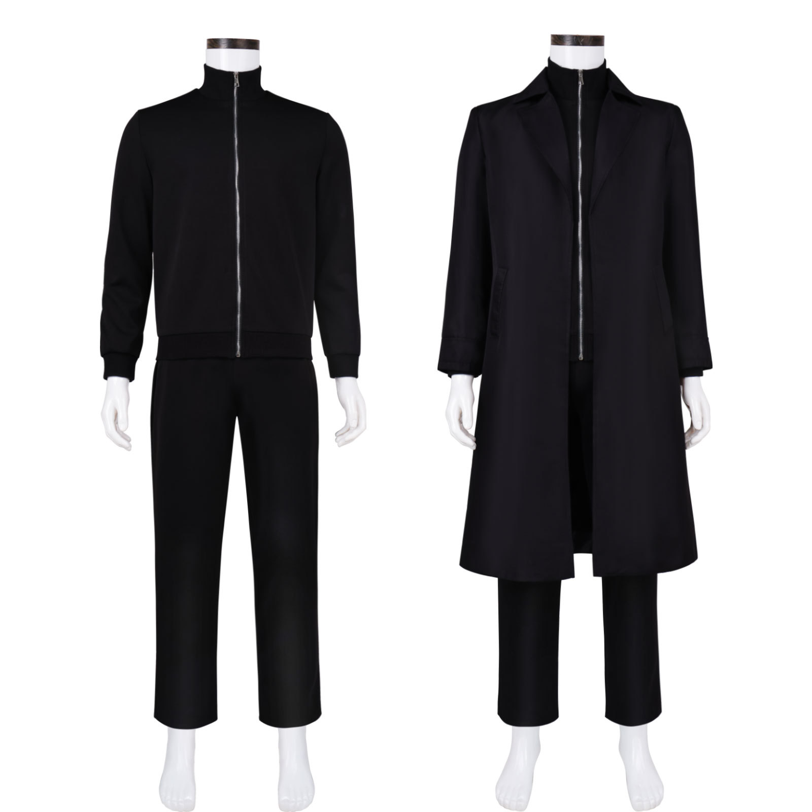 メンズ チヒロ・ロクヒラ コスプレスーツ カグラバチ アニメ - Trench Coat Men のレビューと価格