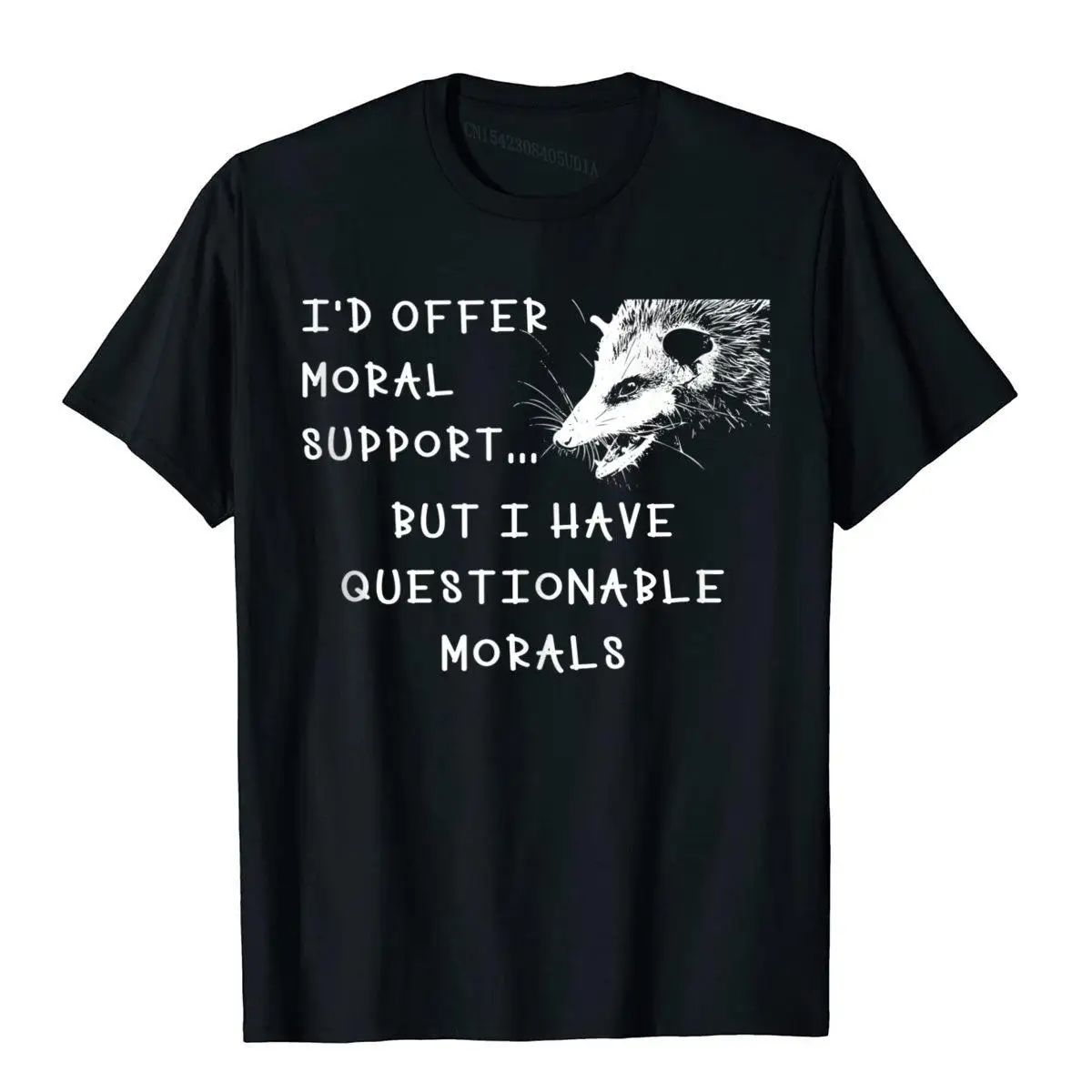 オポッサムミーム疑わしい道徳観グラフィックプリント Tシャツ - Men'S Fashion Questions のレビューと価格