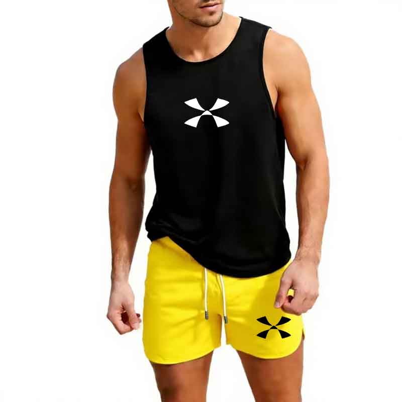 屋外ジョギングスポーツウェアメンズベスト + ショーツ 2  - Mens Fashion Trend のレビューと価格