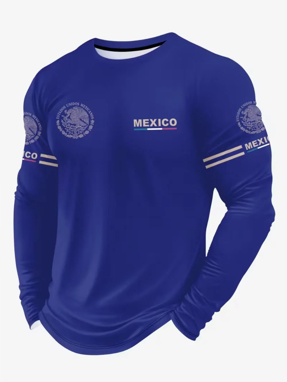 メンズメキシコイーグルプリントTシャツ、ファッショナブルで快 - Mens Fashion Wear のレビューと価格