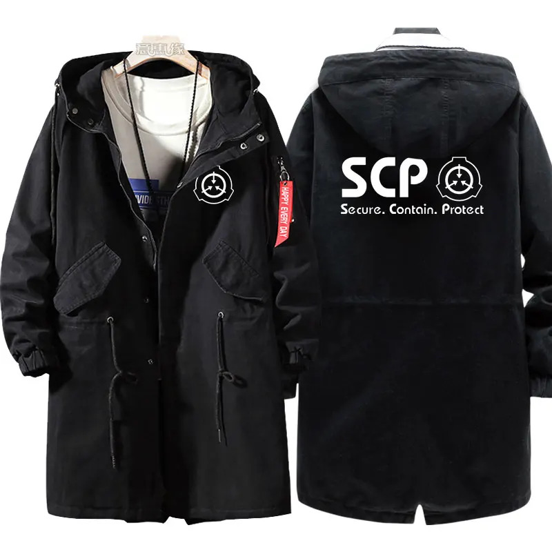 DY20New 特別な封じ込め手順財団パーカーゲーム SCP - Trench Coat Men のレビューと価格