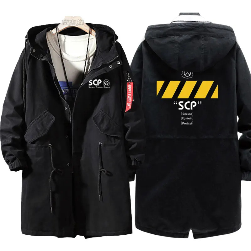 DY20New 特別な封じ込め手順財団パーカーゲーム SCP - Trench Coat Men のレビューと価格