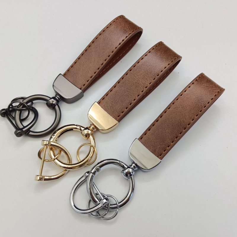 男性と女性のための革のキーホルダー,彫刻,車のキーホルダー, - Mens Fashion Discord のレビューと価格