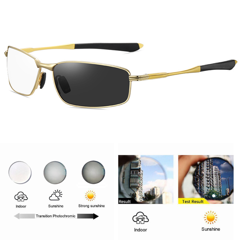 オーバル小さなフレームフォトクロミック老眼鏡男性金属老眼リー - Mens Fashion Discord のレビューと価格