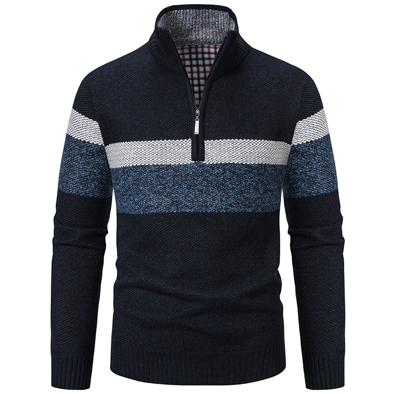 メンズ冬セータータートルネックジッパープルオーバー厚手暖かい - Men'S Fashion Zip Sweater のレビューと価格